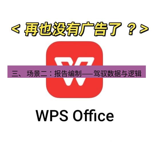 wps 三、 场景二：报告编制——驾驭数据与逻辑