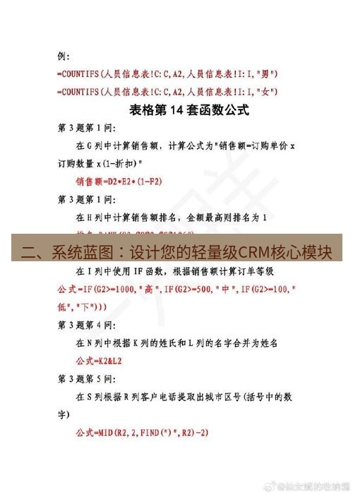 wps 二、系统蓝图：设计您的轻量级CRM核心模块