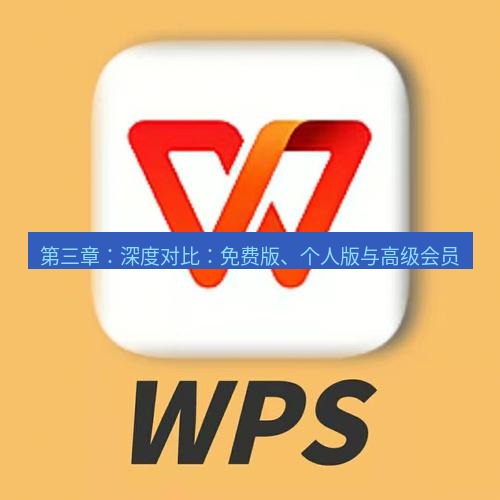wps 第三章：深度对比：免费版、个人版与高级会员