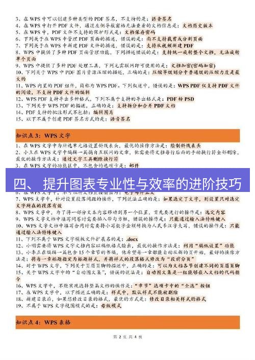 wps 四、 提升图表专业性与效率的进阶技巧