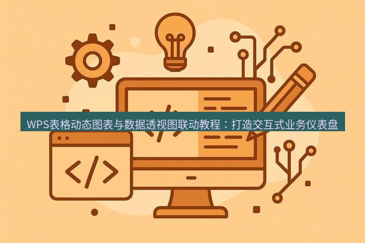 wps WPS表格动态图表与数据透视图联动教程：打造交互式业务仪表盘