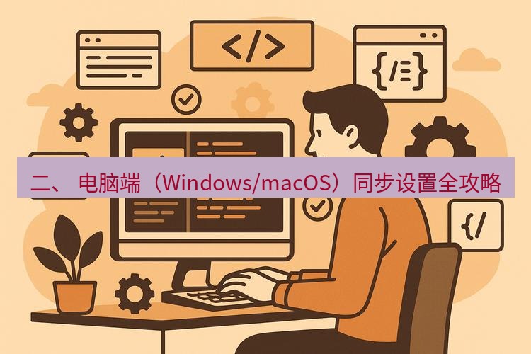 wps 二、 电脑端（Windows/macOS）同步设置全攻略