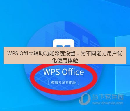 wps WPS Office辅助功能深度设置：为不同能力用户优化使用体验