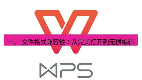 wps 一、 文件格式兼容性：从完美打开到无损编辑