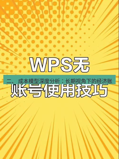 wps 二、 成本模型深度分析：长期视角下的经济账