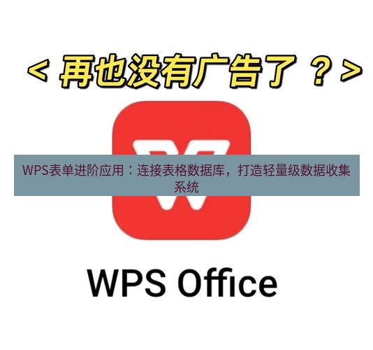 wps WPS表单进阶应用：连接表格数据库，打造轻量级数据收集系统