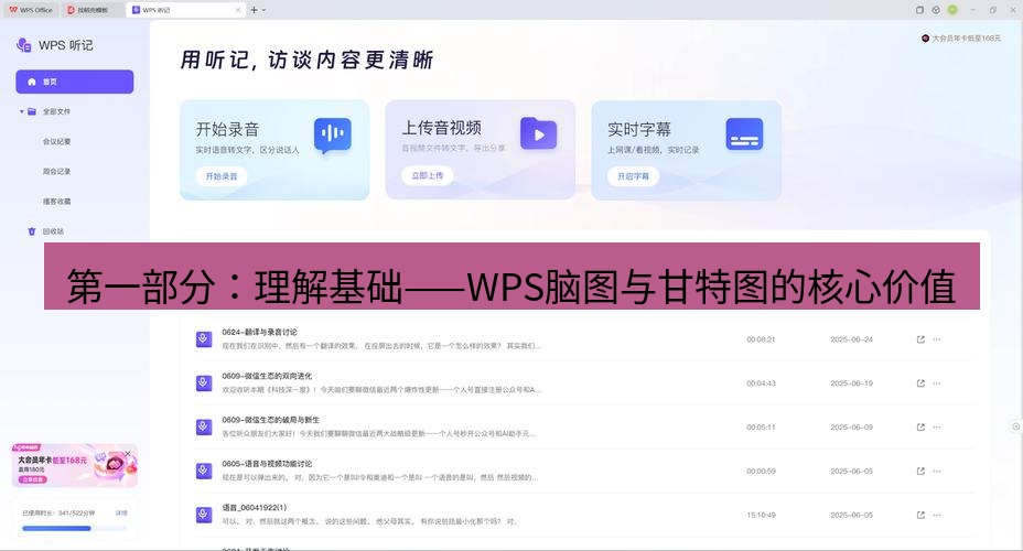 wps 第一部分：理解基础——WPS脑图与甘特图的核心价值